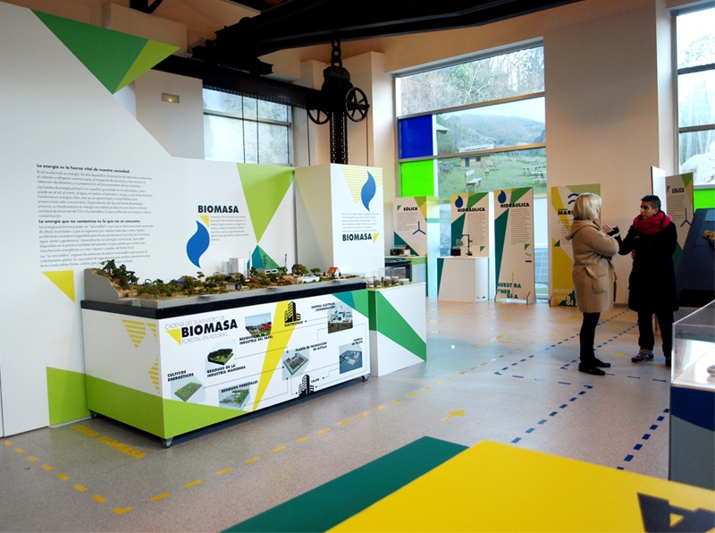 Dirección de arte y diseño de exposición de energía renovables