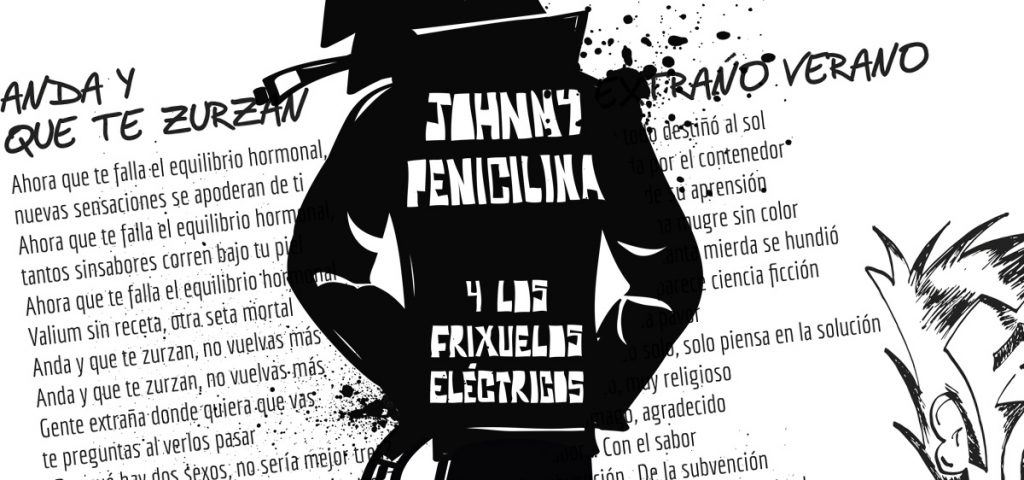 Diseño e ilustración para cd de Johnny Penicilina y los frixuelos eléctricos