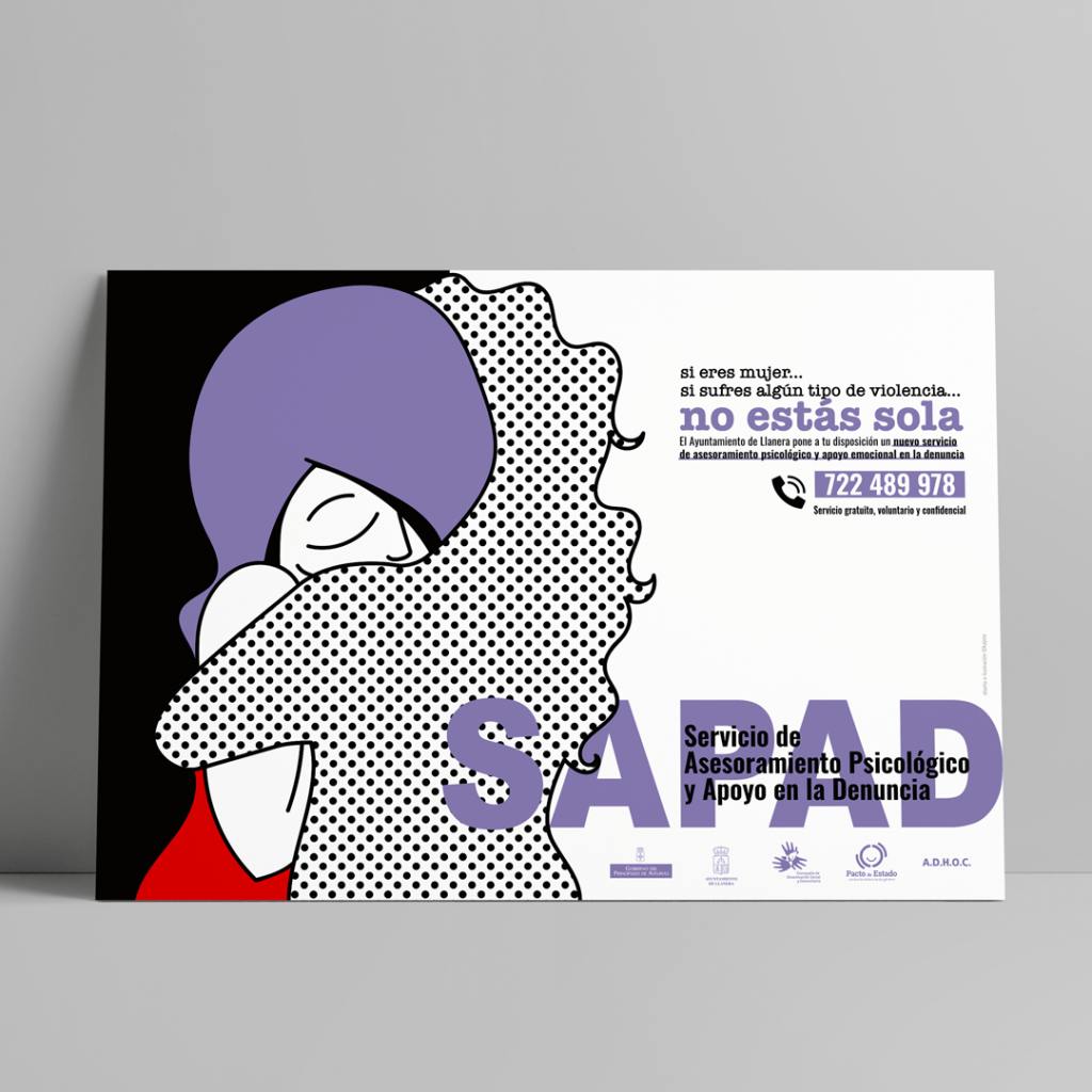 Diseño e ilustración para campaña de difusión del servicio SAPAD de Llanera