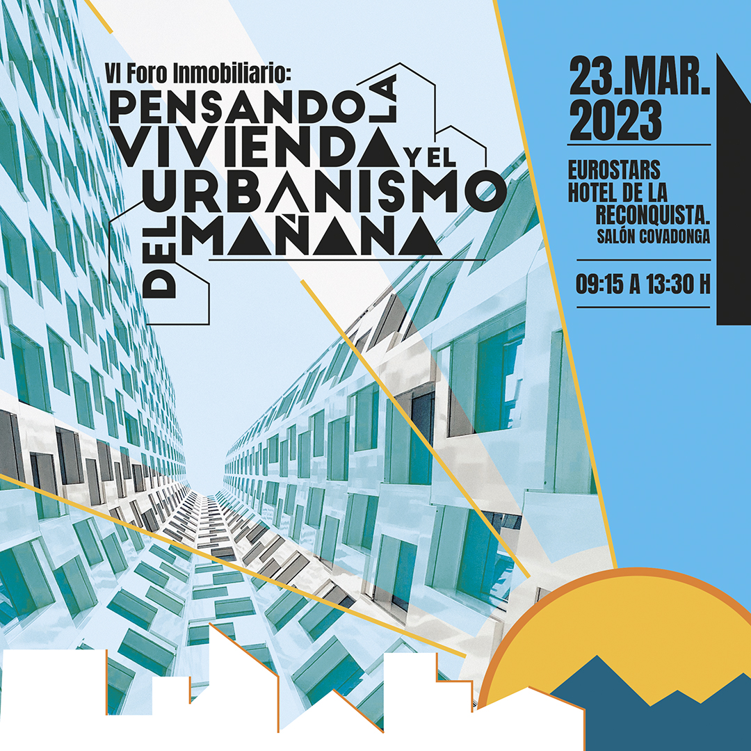 Diseño de gráfica para un foro inmobiliario en Asturias