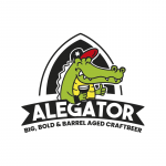 diseño de logotipo y lenguaje visual alegator, distribuidora de cerveza craft belga