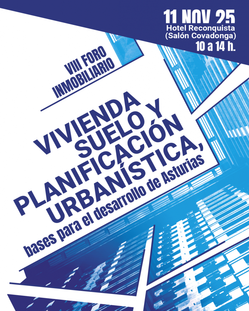 diseño de gráfica para el VIII Foro de la vivienda de Asprocon, Asturias