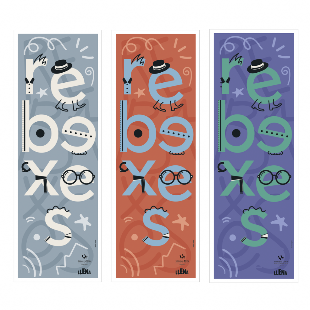 diseño de cartel para las rebajas de Pola de Lena