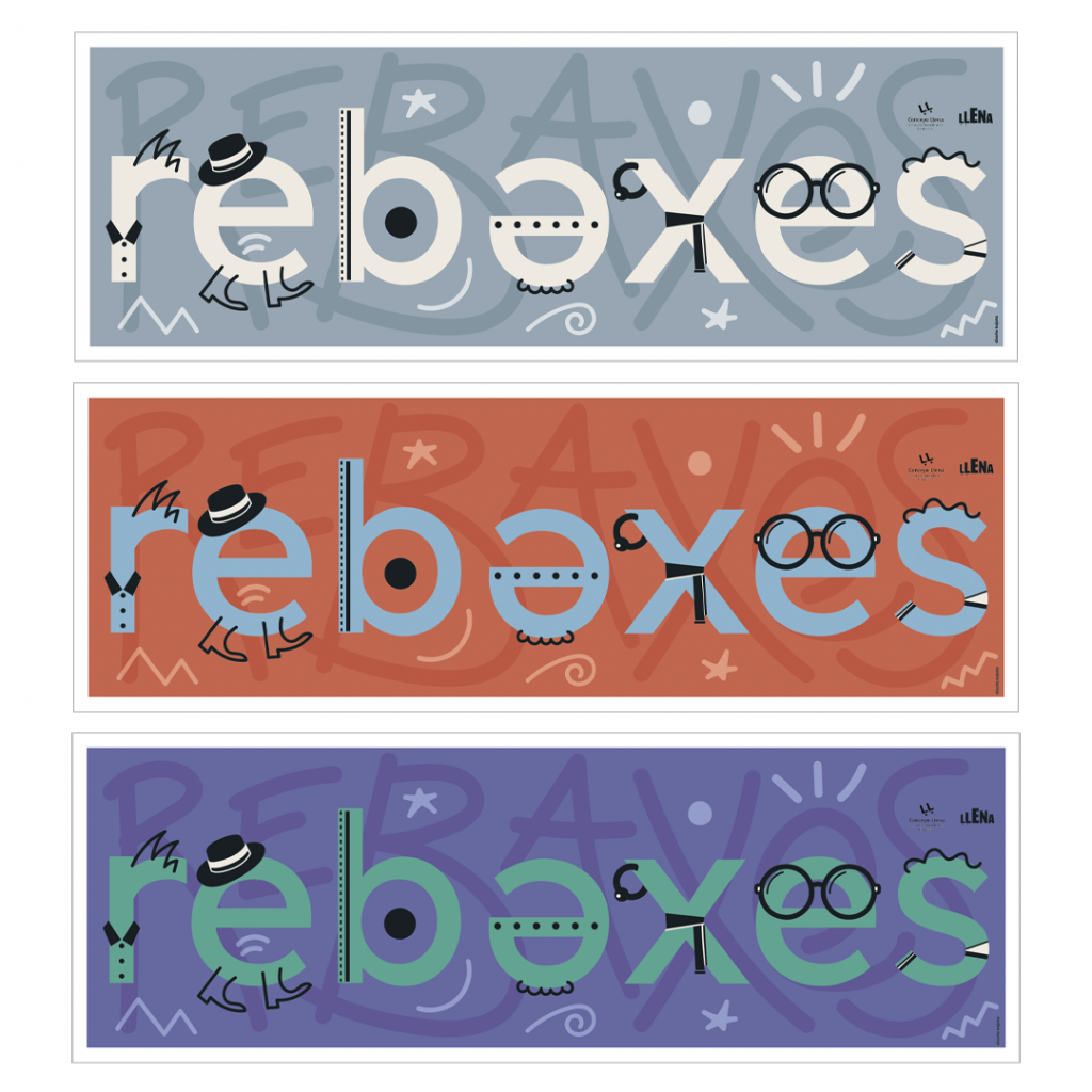 diseño de cartel para las rebajas del pequeño comercio en Pola de Lena