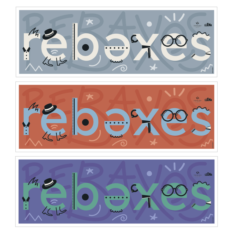 diseño de cartel para las rebajas del pequeño comercio en Pola de Lena