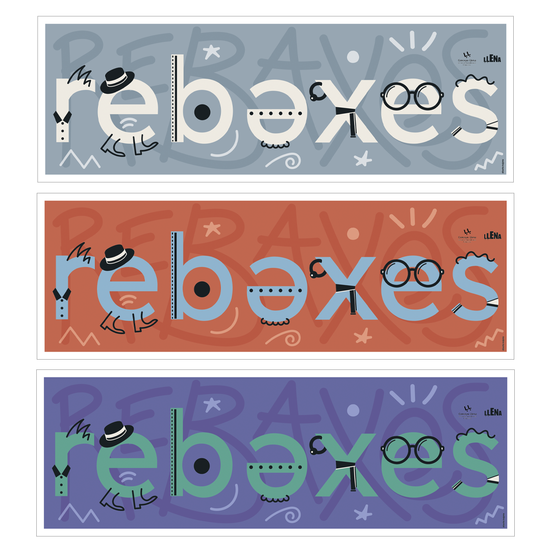 diseño de cartel para las rebajas del pequeño comercio en Pola de Lena