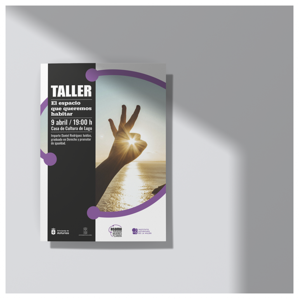 diseño de logotipo para la Asociación Mujeres de Llanera